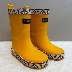 Pendleton Tucson Mid Yellow Kids Boots